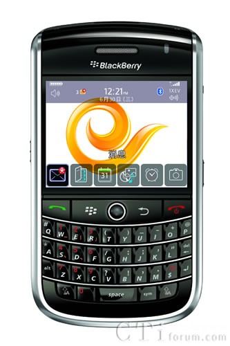 中電信與RIM推出BlackBerry 9630 Tour智能手機